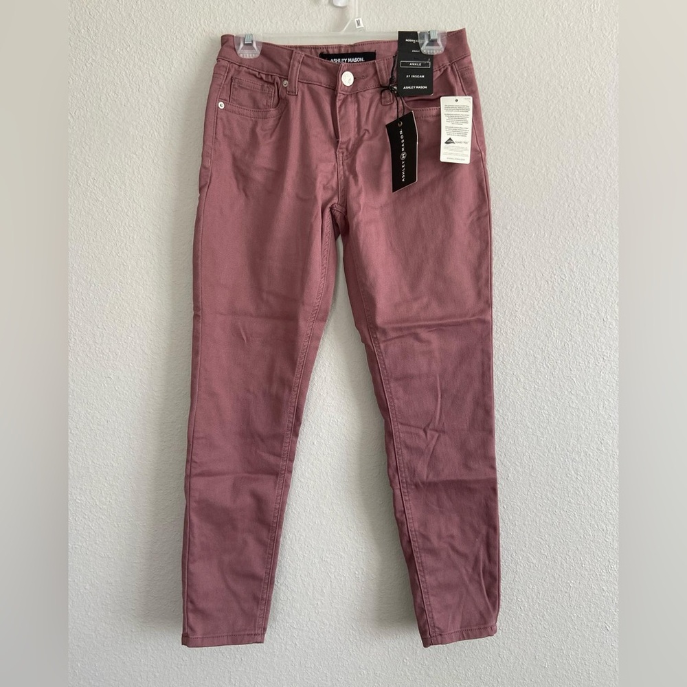 Ashley Mason Rose Taupe Pants